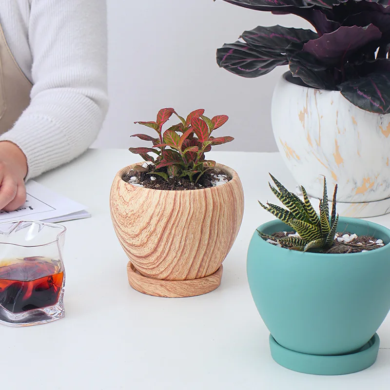 Керамический горшок для растений, комнатный горшок для растений, цветочный горшок для суккулентов, оптовая продажа
