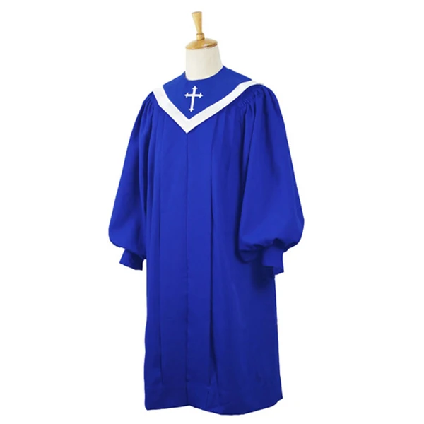 New design Well Sell Blue Clergy Robes, Priest Gown, Customized Choir Robe