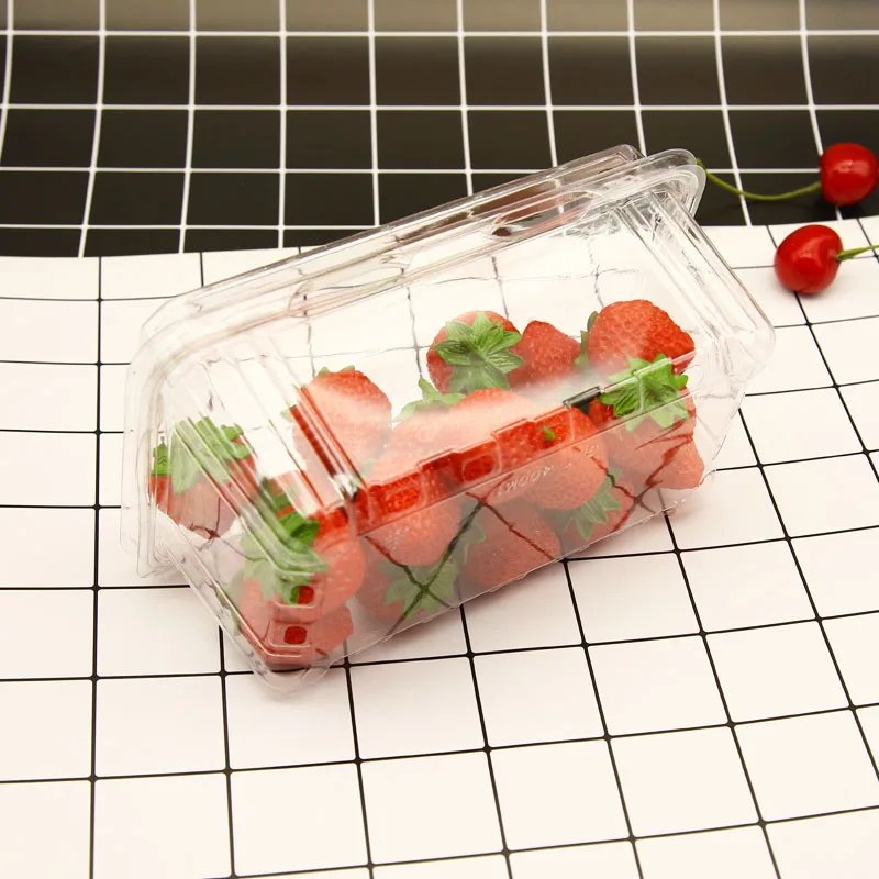 plastic 400g clear food clamshell packaging box
