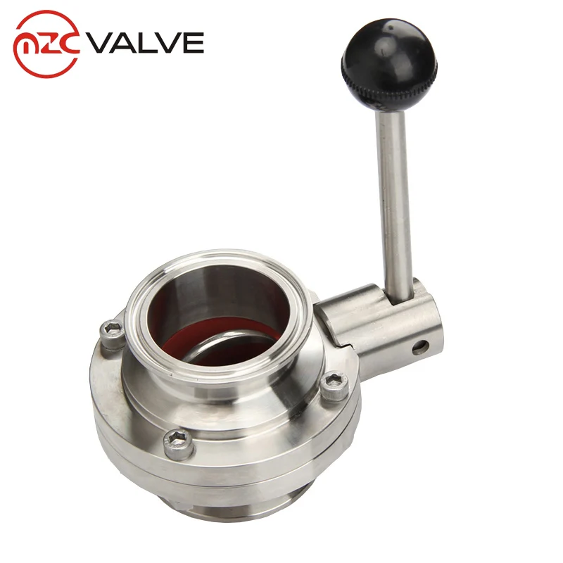 SS316L Mini Type Clamped Middle Clamp Check Valve with PTFE Gasket