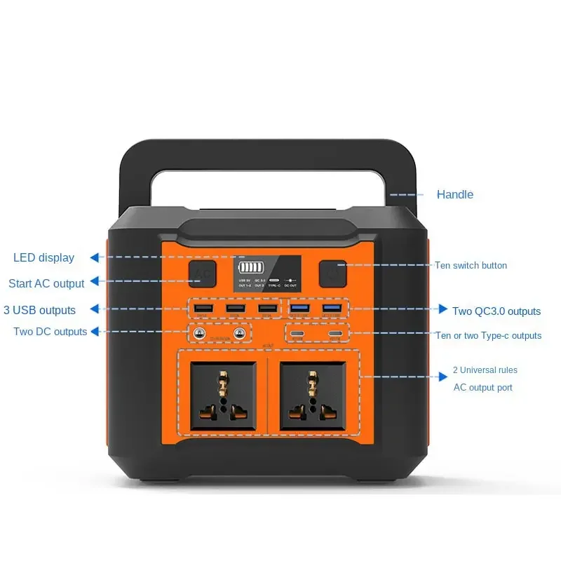 Wholesale 80000mAh Power Station 300W Power Supply Camping USB Type-C DC Solar Generator Portable Power Bank Station