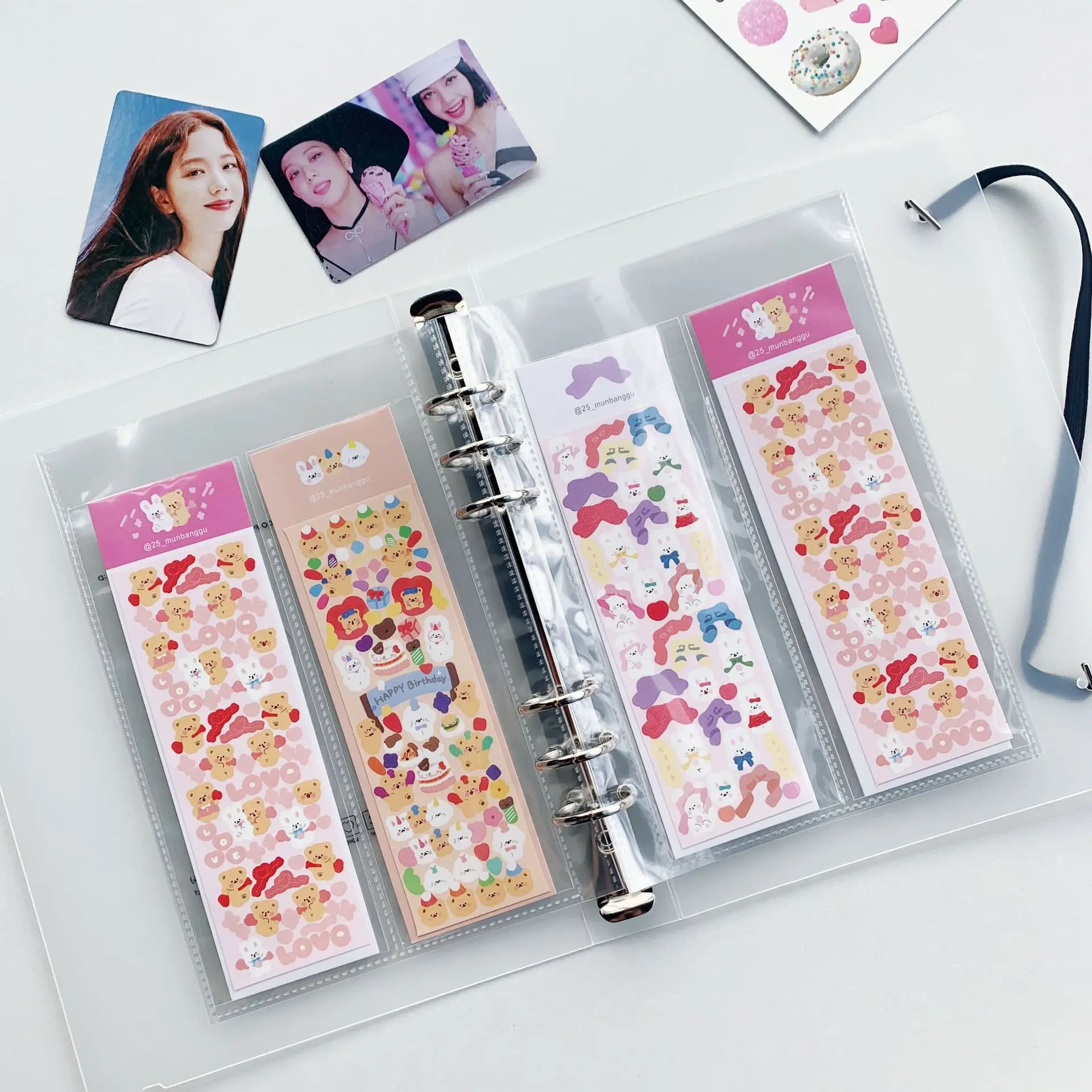 Instant camera photo album collection book binder A5  dull polish 3inch idol small card stickers holder