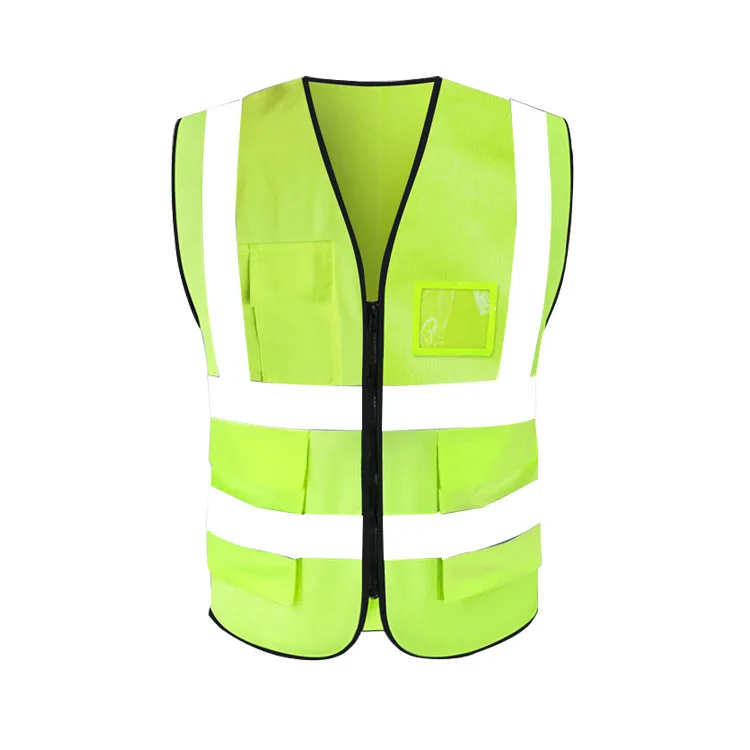 Светоотражающий Жилет для бега куртки с высокой видимостью желто-зеленый индивидуальный мужской женский детский рабочий жилет со стороны дороги