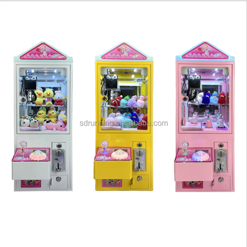 New design coin operated toy claw crane machine claw machine game for sale