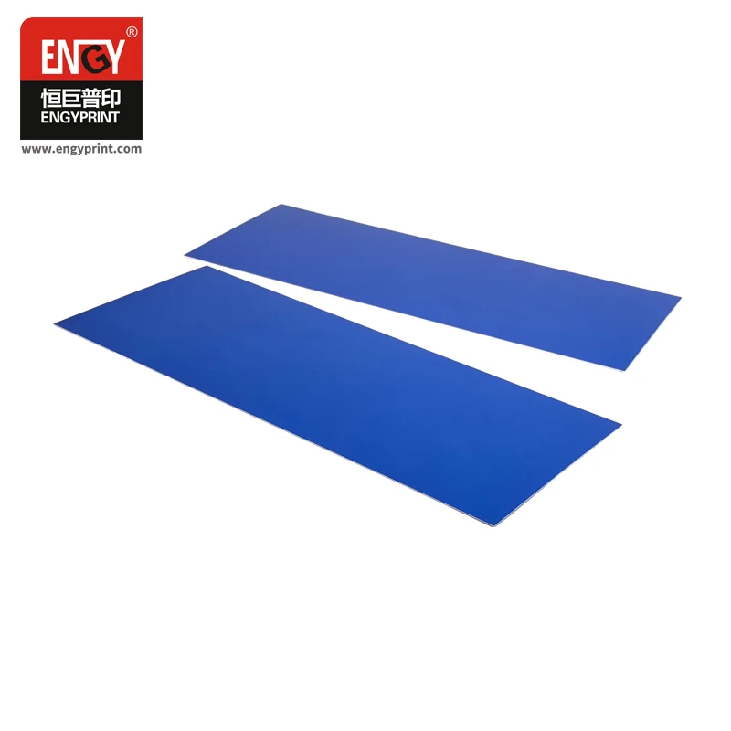 BLUE ALUMINIUM LASER PLATE FOR PAD PRINTING
