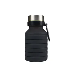 Manufacturers wholesale Silicone Foldable Drinking Collapsible Water Sports Water Bottle