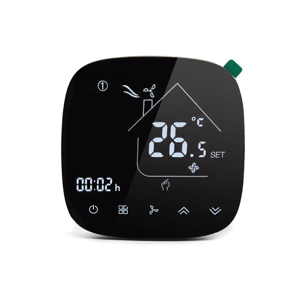 Hotowell EBFC 3 Speed Fan Coil Unit 2 Pipe RS485 Modbus Programmable Smart Room Thermostat For Hotel