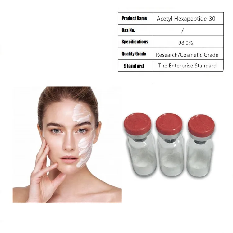 
Anti Wrinkles active ingredients Acetyl Hexapeptide 30 Powder Inyline peptide Acetyl Hexapeptide-30 Free Shipping 