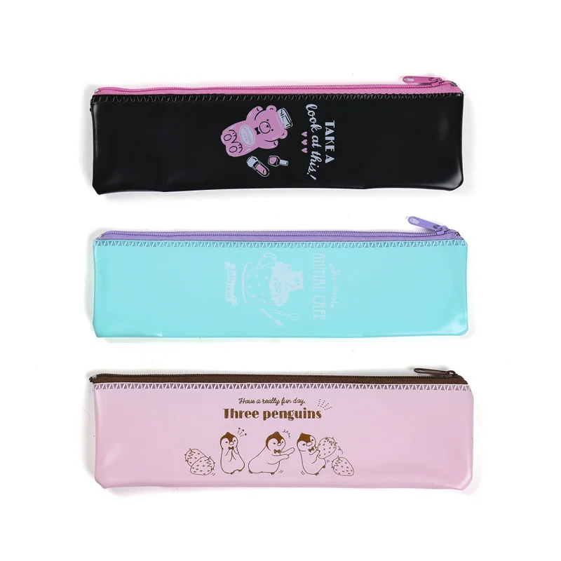 Manufacturer wholesale custom and personalized multi-color file pencil case zipper pencil bag storage bag