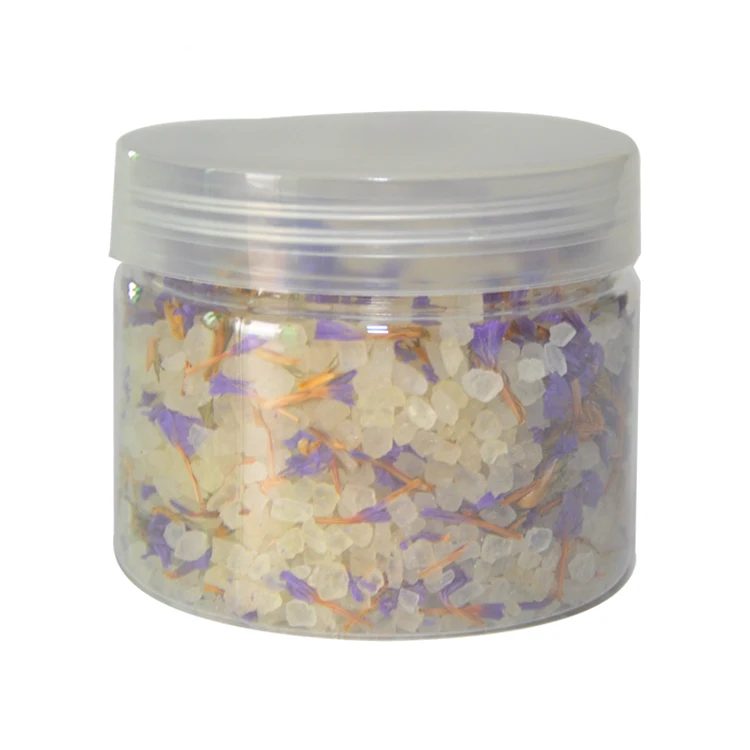Private Label Organic Vegan Relax Aromatherapy Natural Crystal Dry Flower Epsom Himalayan Salt Bath Salt