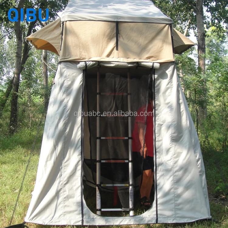Популярный китайский складной автомобильный Зонт QIBU Автоматическая автомобильная палатка походная