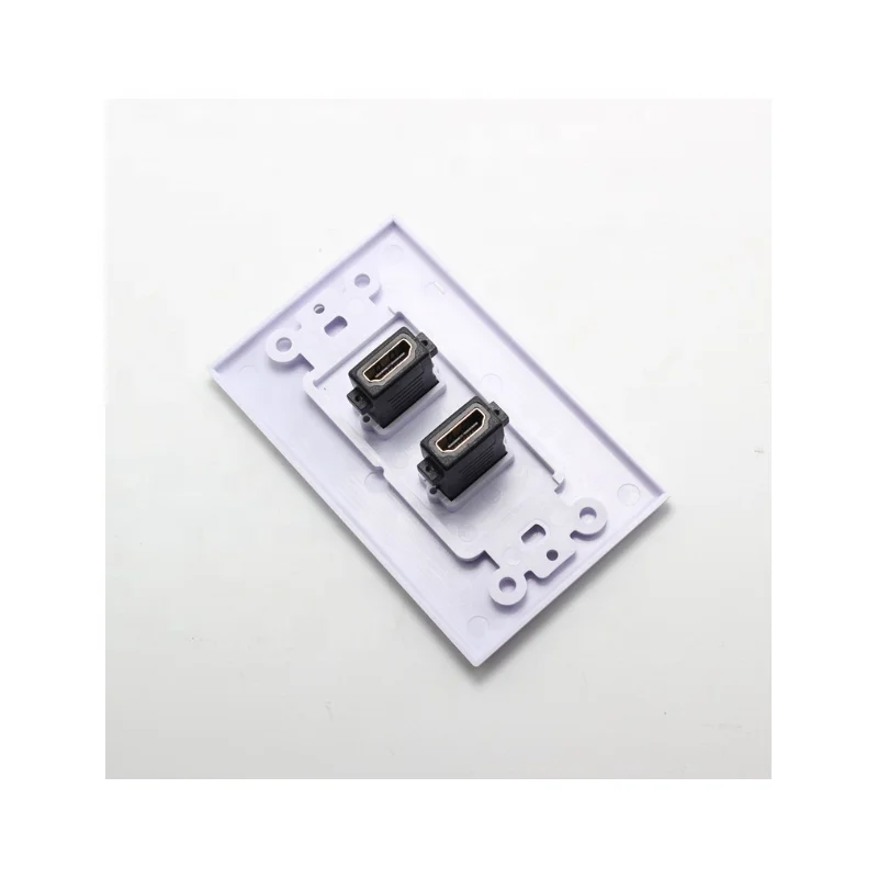 Лицевая панель hdmi 1 порт двойной настенная пластина в американском стиле с ушной лицевой
