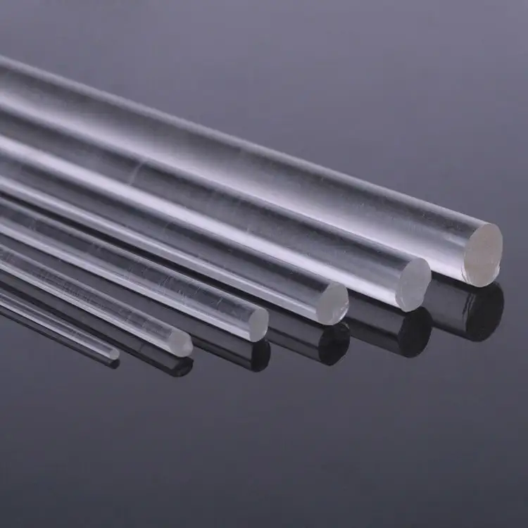 Прозрачный акриловый стержень с прозрачным цилиндром