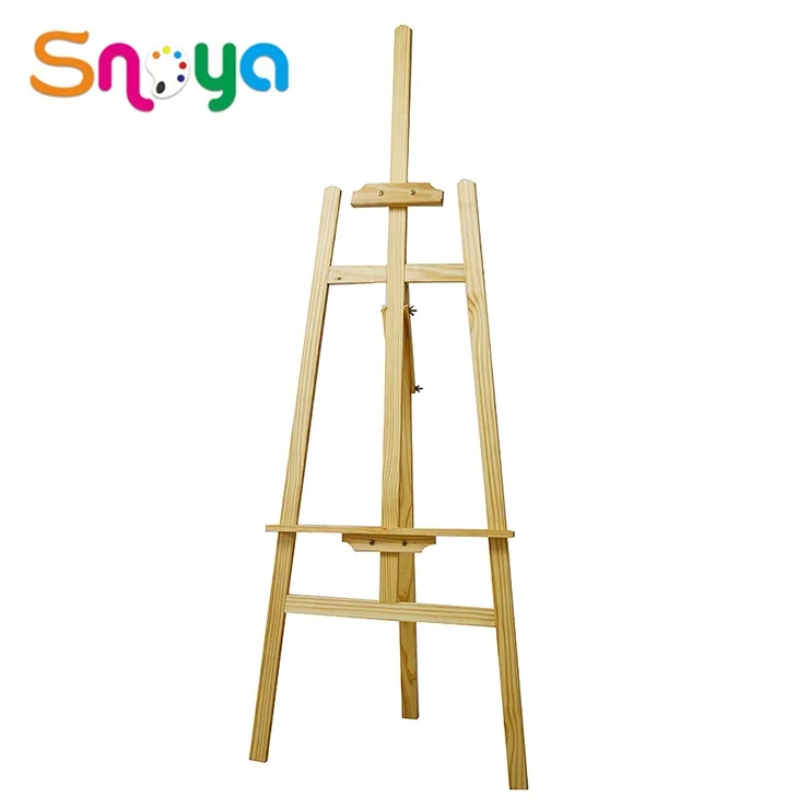 High Quality Best Selling Wholesale Low Price Art Painting Easy to Use Adjustable Pine Wood 150cm/175cm Easel