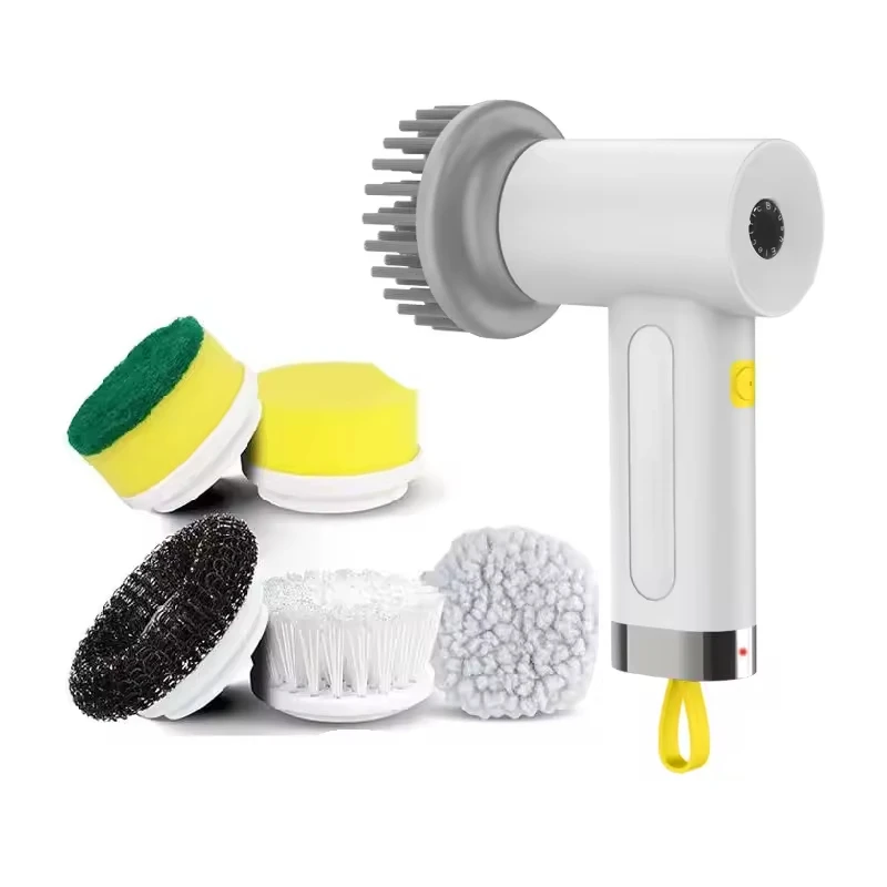 Wholesale Handheld Cordless Electric Cleaning Brush Handheld Wireless Rotating Cleaning Brush Rechargeable Shoe Brush