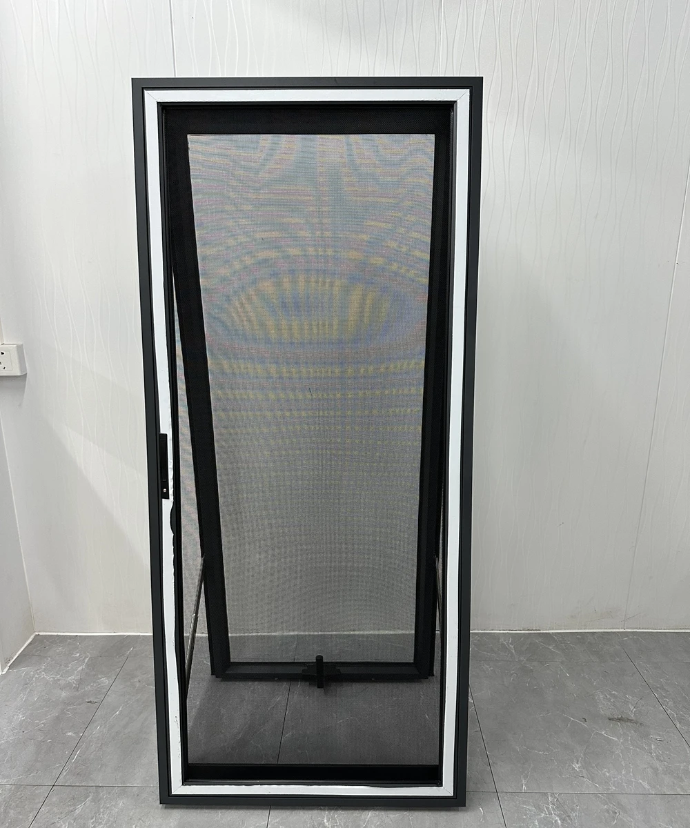 Energy Saving Thermal Break Aluminum Villa Home Manual Residential Aluminum Awning Window With Screen