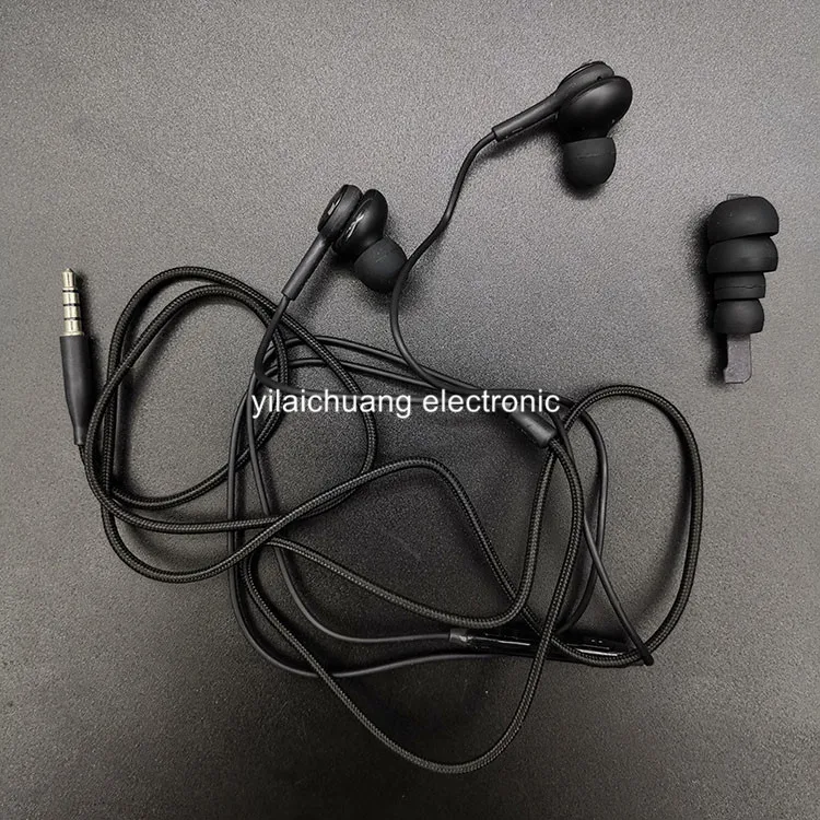 Oem Quality Headset In Ear Headphones With Remote Mic for samsung S10 3.5mm jack earphone With packaging