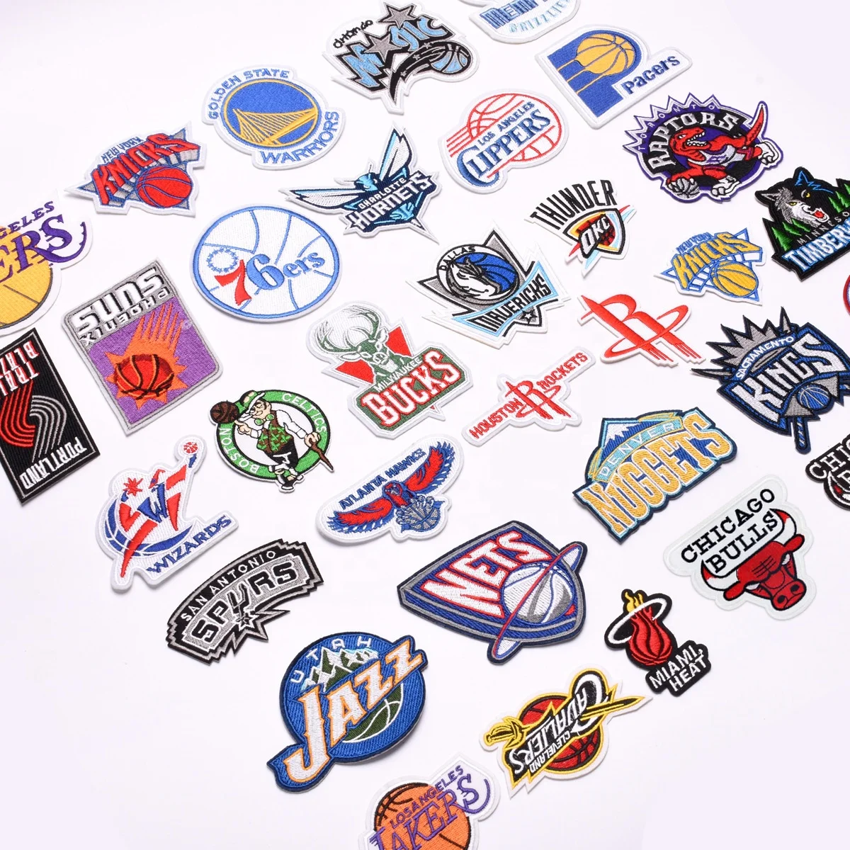 2023 Basketball Team Embroiderod Patch Embroidery Sticker For Hat Bag Shoe Tags Clothing Label Garment Accessories