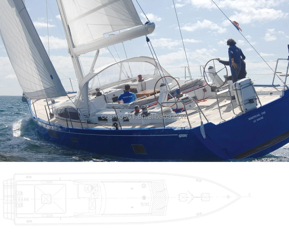 Bestyear 6 8m Sport Sail Boat OEM Material Origin Type Fiberglass Product Place Hull Fuel Draft Length Petrol Condition SHN