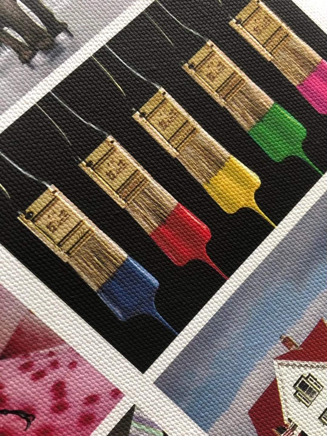 Digital Printing Canvas Roll Cotton Canvas Rolled Inkjet Canvas Roll