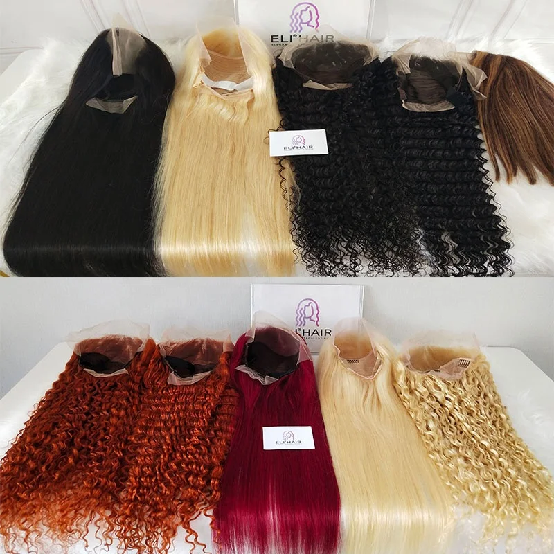 Cheap Hair Wig 360 Lace Frontal HD Lace Closure 4x4 13x4 Frontal Curly Wavy Wigs for Sale