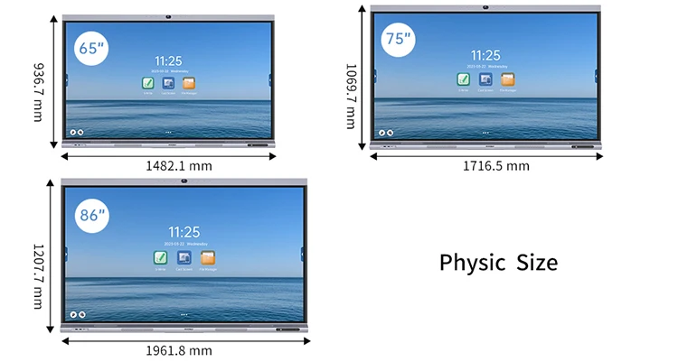 Iraq in stock Cheap LCD LED interactive white board  digital Monitor  Interactive Flat Panel interactive smart board
