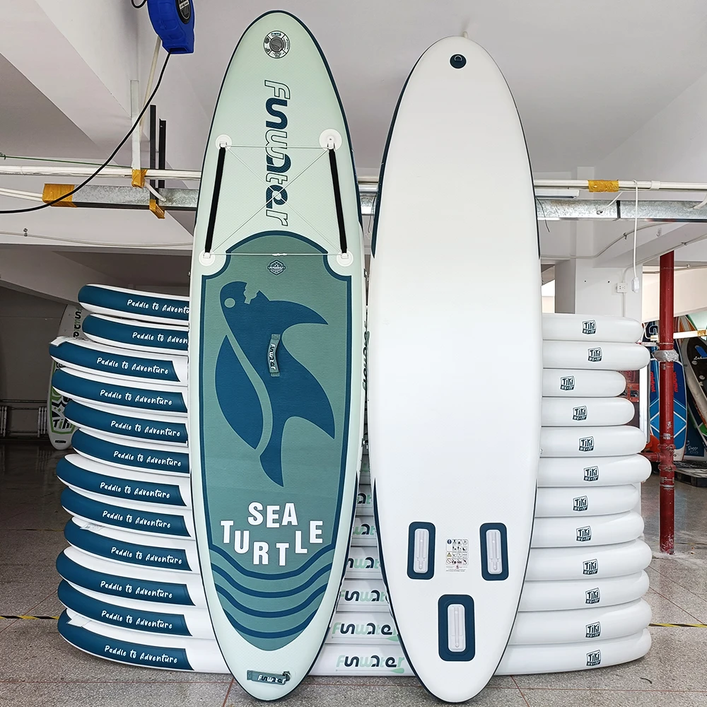 weihai OEM custom wholesale inflatable stand up paddleboard sup leash with seat surf  windsurf race  fishing yoga  hard family