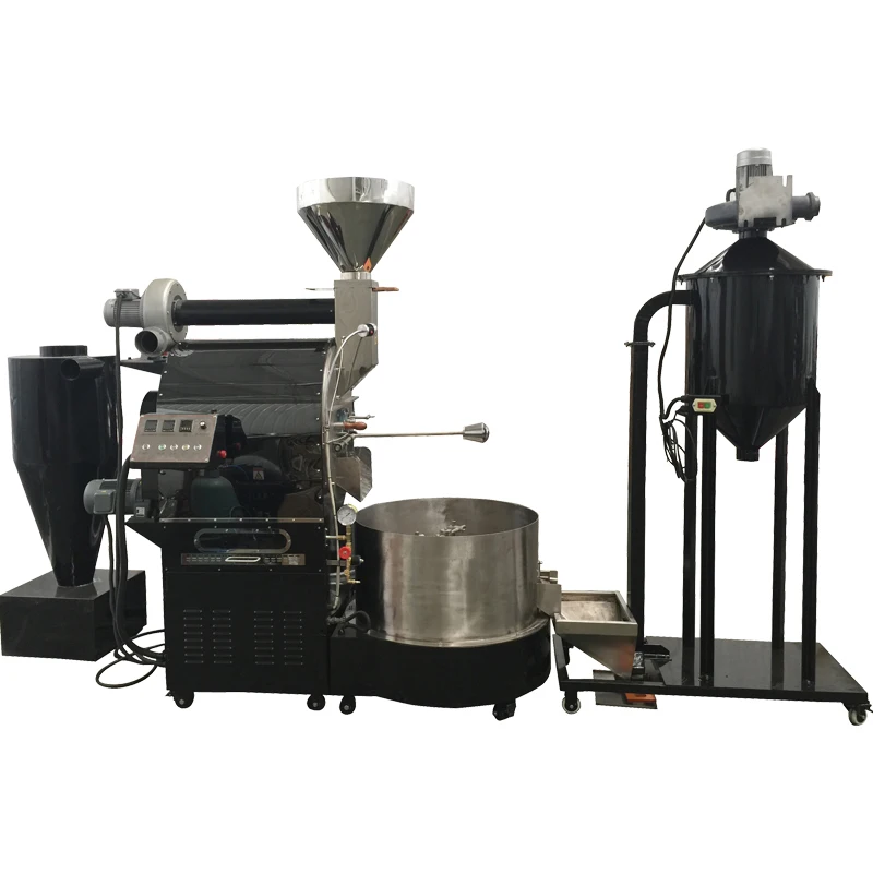 
 Dongyi Automatic High Quality Gas 10kg 20kg Coffee Roaster For Sale Press Key Version Economy Item   (62384066634)