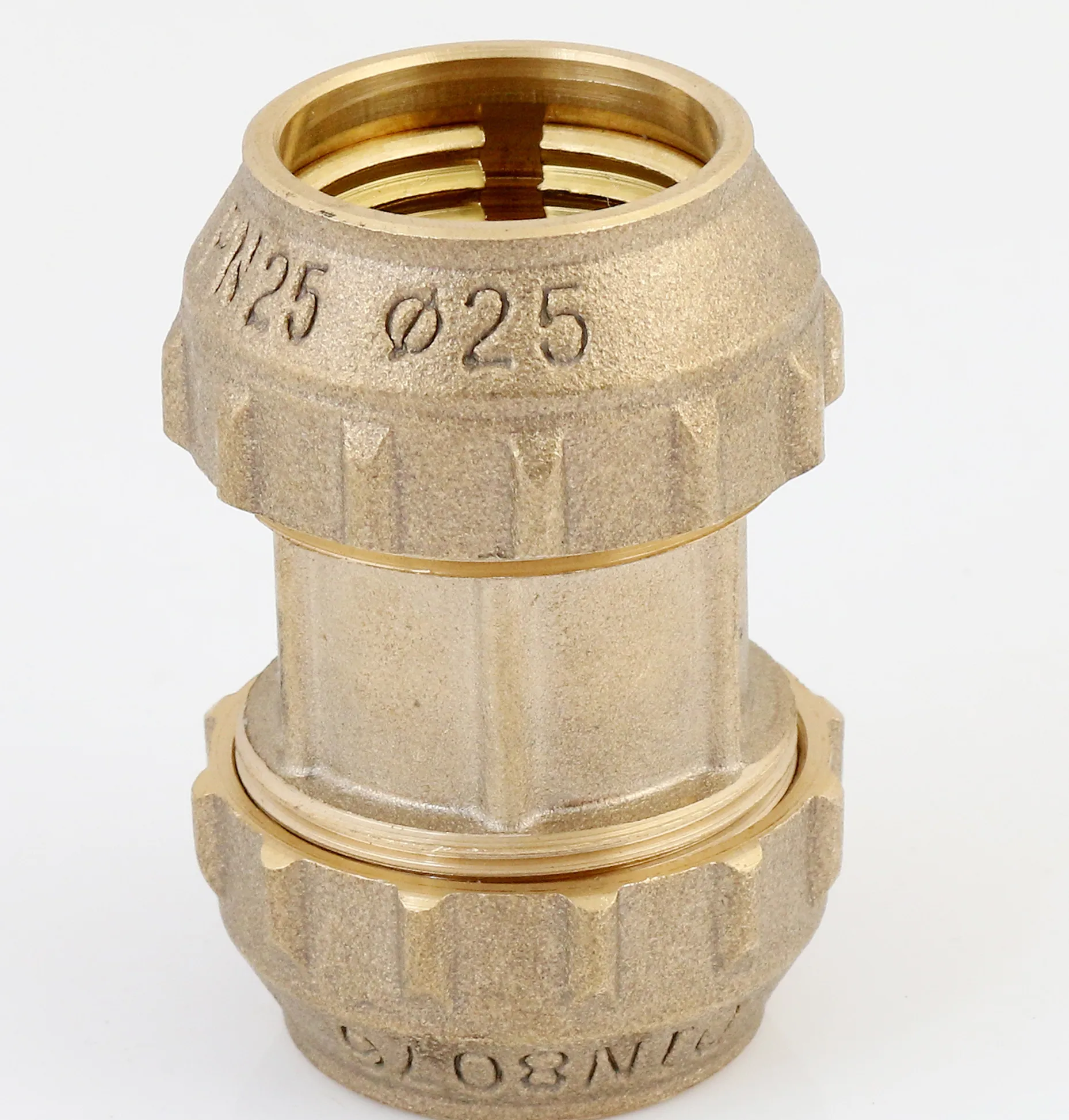 Higher Quality straight Brass Compression Fittings For PE fittings