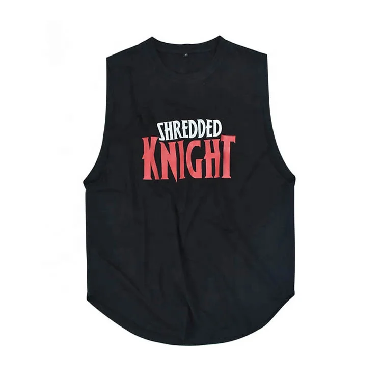 Hot selling cotton sports body building men gym men singlet tank top