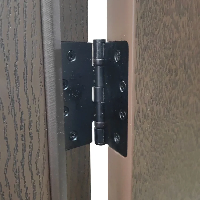 36 дюймов. X 80 Пепел правая рука Inswing 5 Lite Mistlite декоративное стекло витражи красного дерева преднавесная входная дверь