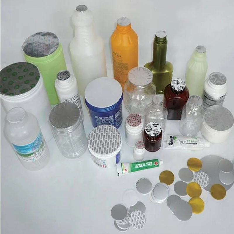 Self Adhesive Pressure Sensitive Seal Liner  cap Seals Lids Gasket Jars Plastic Seals