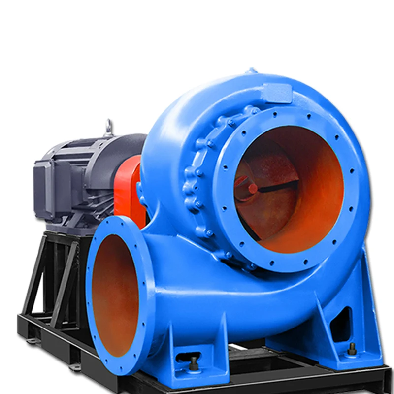 6 8 12 Inch Sizes with 15hp Horsepower Large Horizontal Mixed Flow Pump for Flood Control & Farm Irrigation
