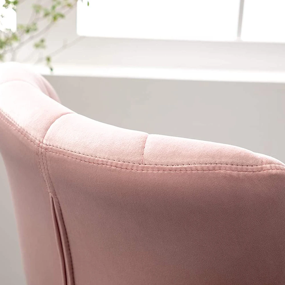 New Modern Design Pink Leather Bar Stool Chair Adjustable Footrest Bar Stool