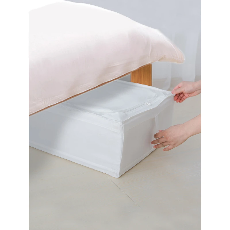 Recommend Underbed Cloth Storage Box Oxford Cloth Flat Ultra-thin Clothes Quilt Household Extra Large Organize Bag