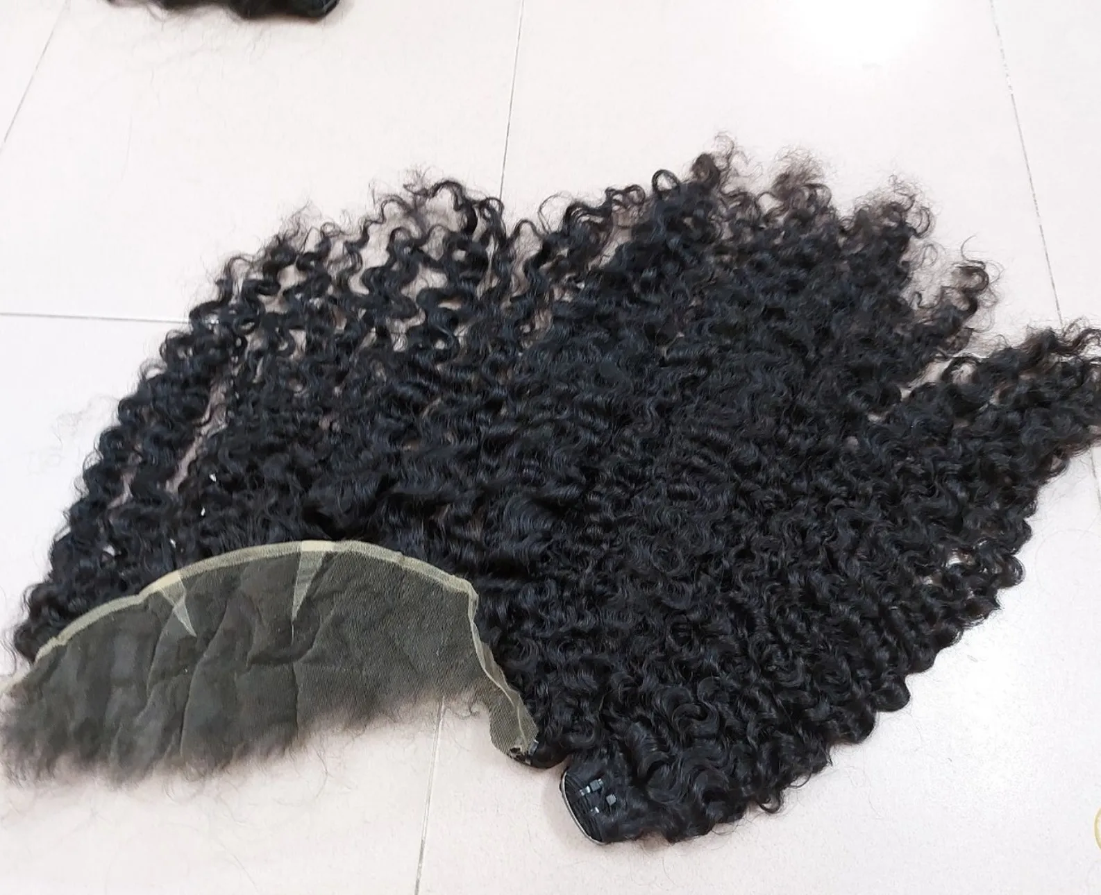 Factory Price  For Curly Hair Human Raw Bundle Hair Burmese Curly Hair