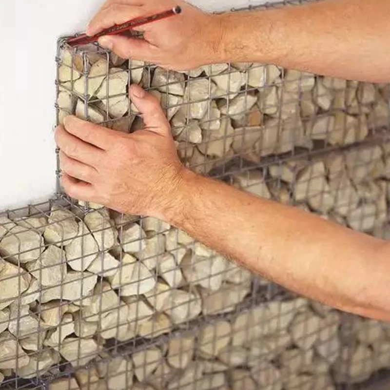 High Galvanized Garden Welded gabion Mesh Anti-rust gabion Retaining Wall Welded gabion box