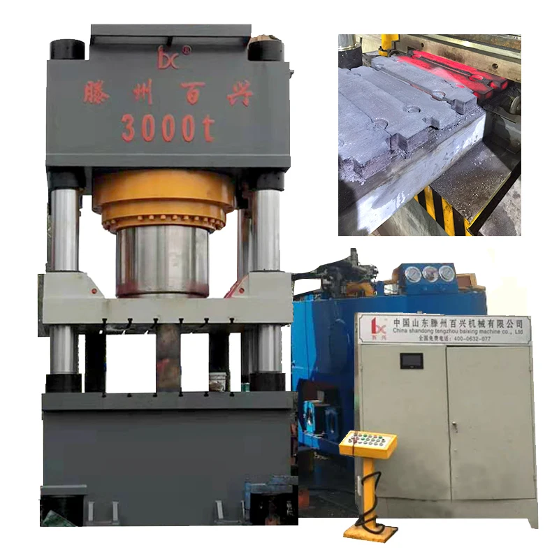 3000 tons Metal powder forming hot forging machine  four columns hydraulic press machine