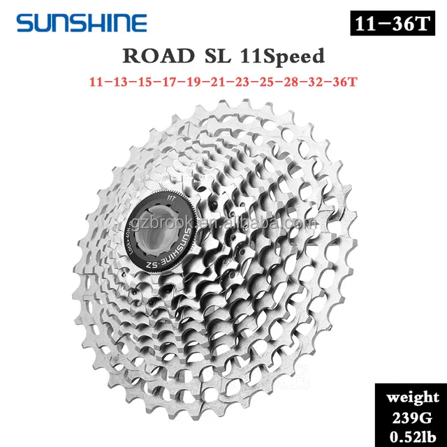  Велосипед дорожный SUNSHINE ультралегкий 11 скоростей кассета маховика 36T для