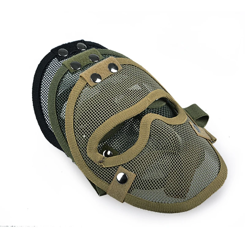 Wholesale Military Tactical Training Paintball Airsoft V4 Fencing Face Guard Full Outdoor Game Protective Face Cover
