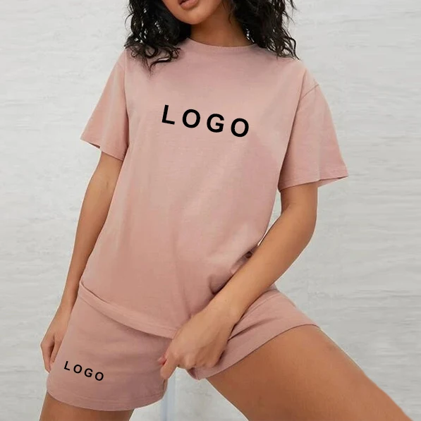 OEM High quality Custom Sport Wear Printing Casual unisex sweatsuit 2 piece set shorts Track Suits Jogger unisex tracksuits