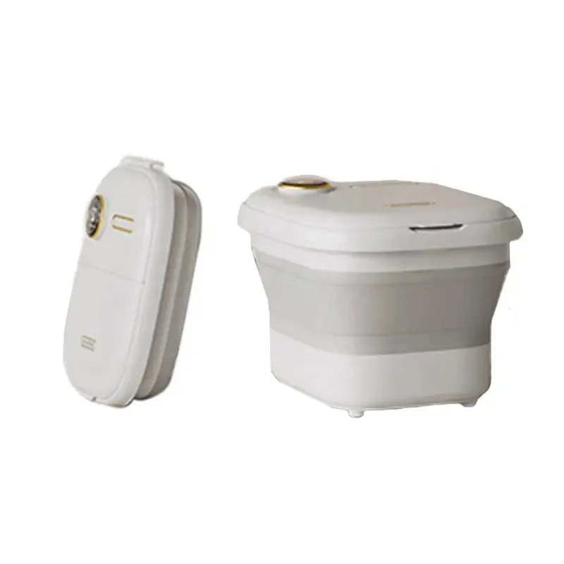 Smart Pedicure Tub Detox Foot Cleaning Machine Heat Bubbles Shiatsu Electric Portable Foot Spa