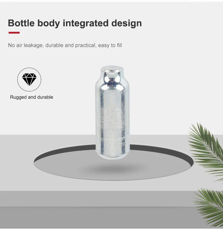 High Pressure 3gram Co2 Cartridge Cream Charger Gas Bottles Gas Canister 2g Co2 Gas Cylinder