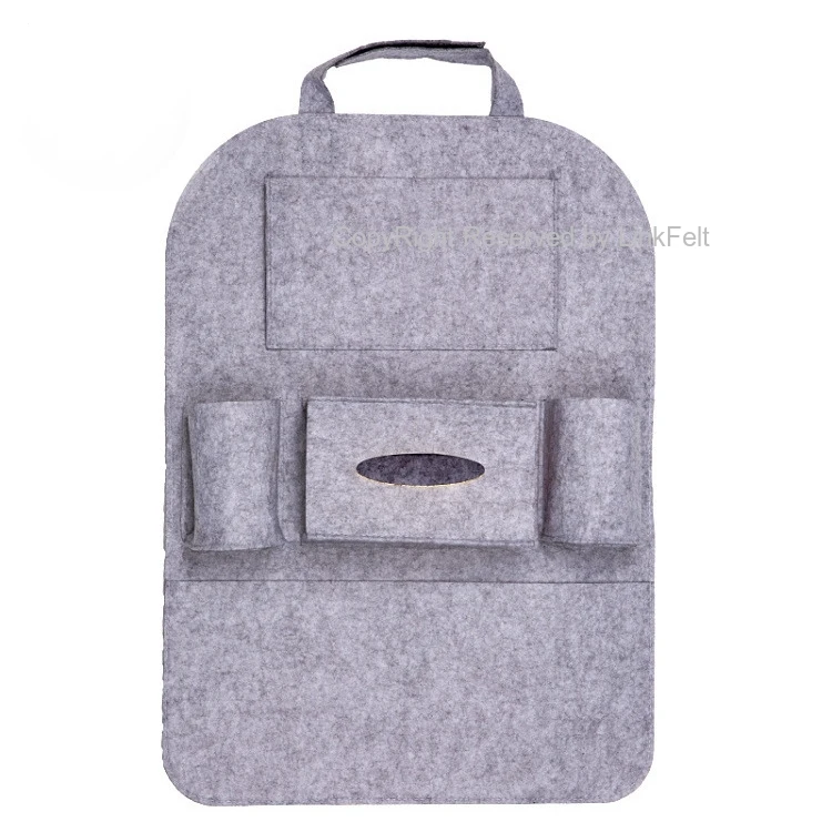 Wholesale custom high quality felt car back seat organizer