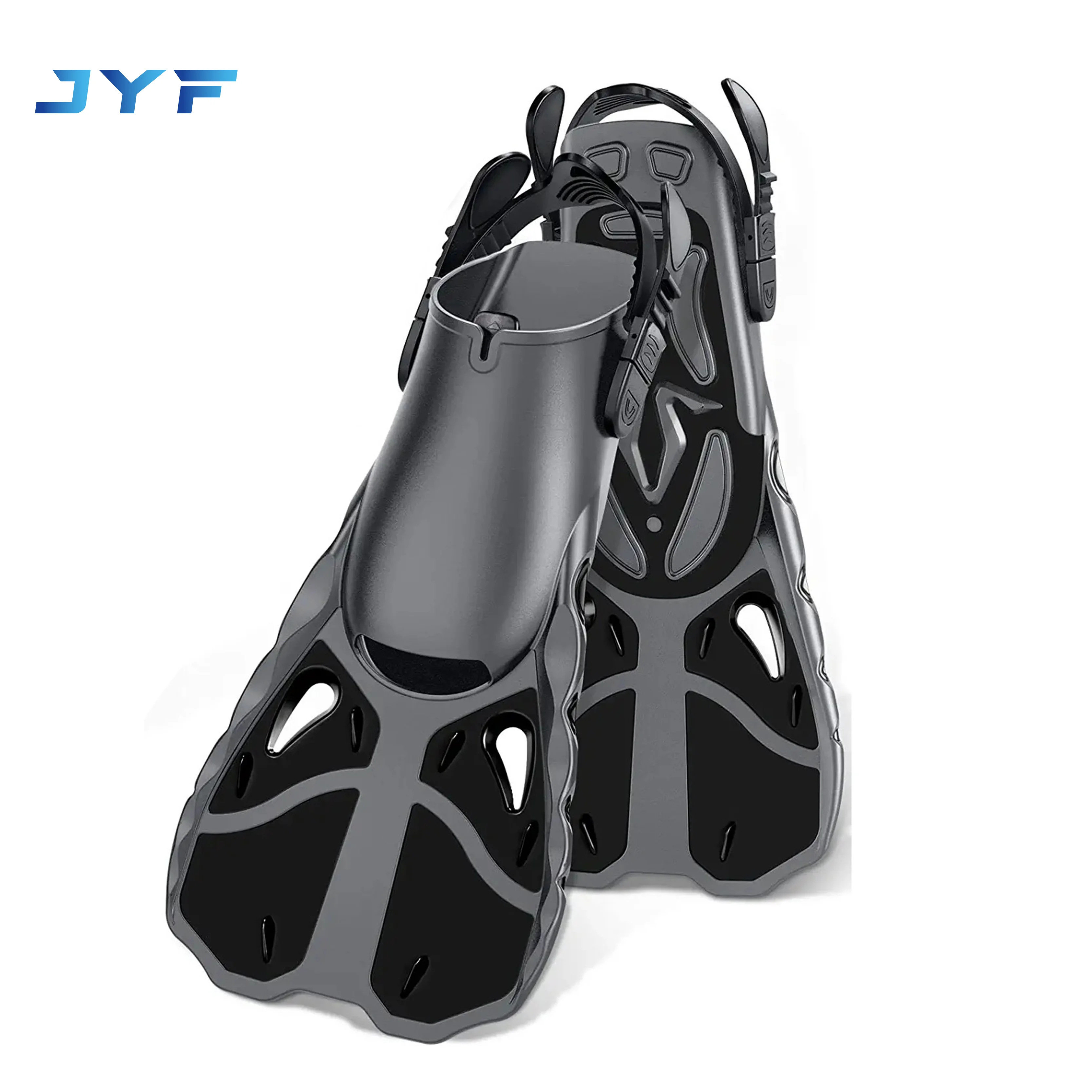 Cost Effective JYF Brand Swimming Pool Training Flippers Brand Diver Fins