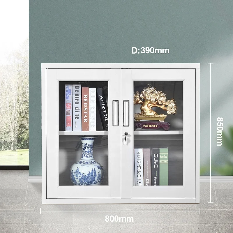 Customized Modern Design Durable Filing Cabinet 2 Door Office Metal Steel File Storage Cabinet