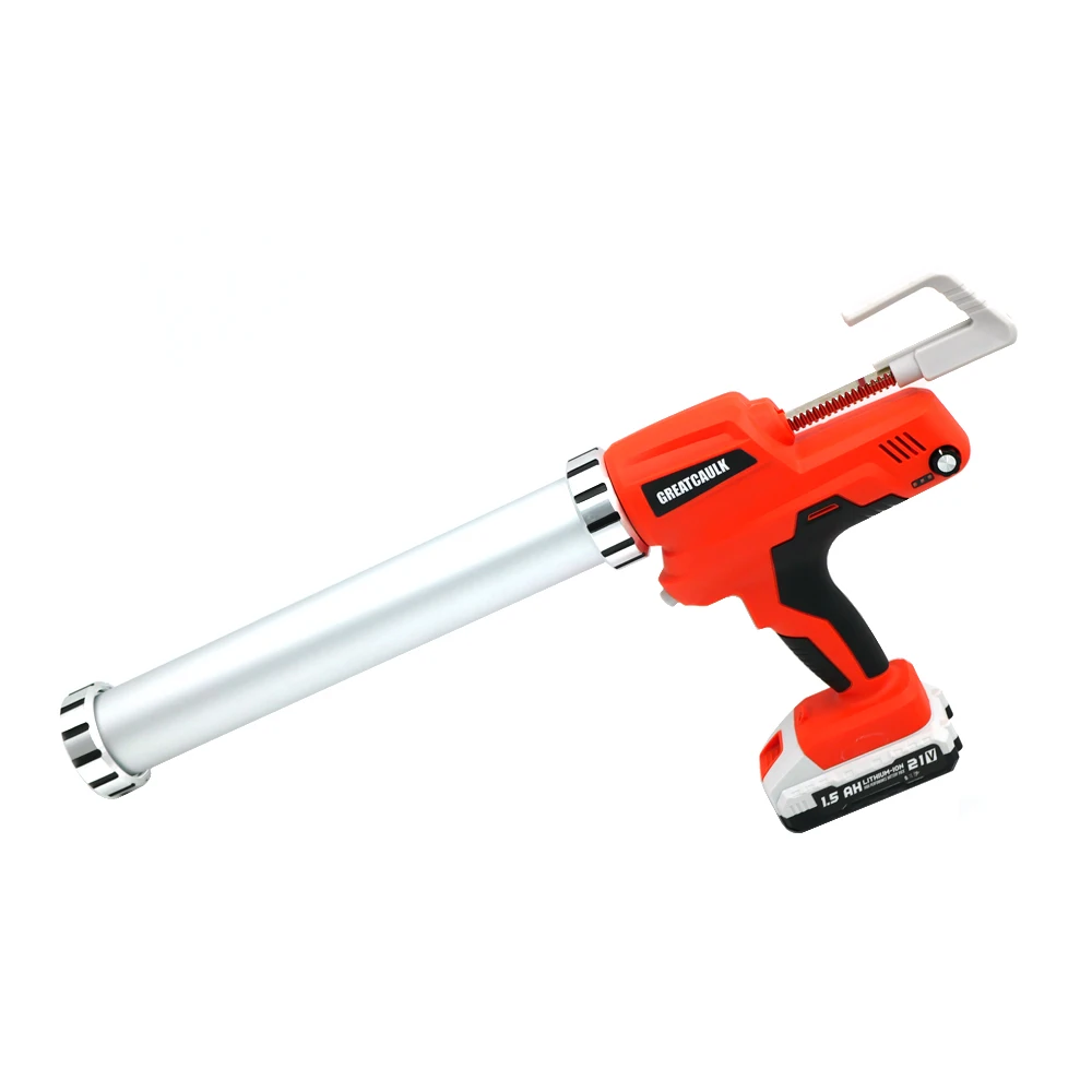 Electric Li-Ion 20V Cordless Caulk Gun with 2 Batteries and Charger for Filling/ Sealing