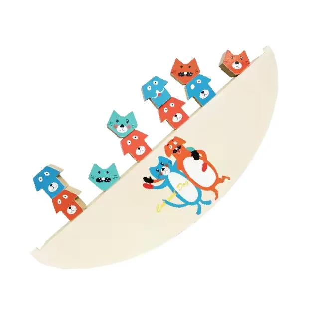 Moon Balancing Toy Animals Wood Moon Balancing Toy Baby Animals Wood Moon Balancing Toy