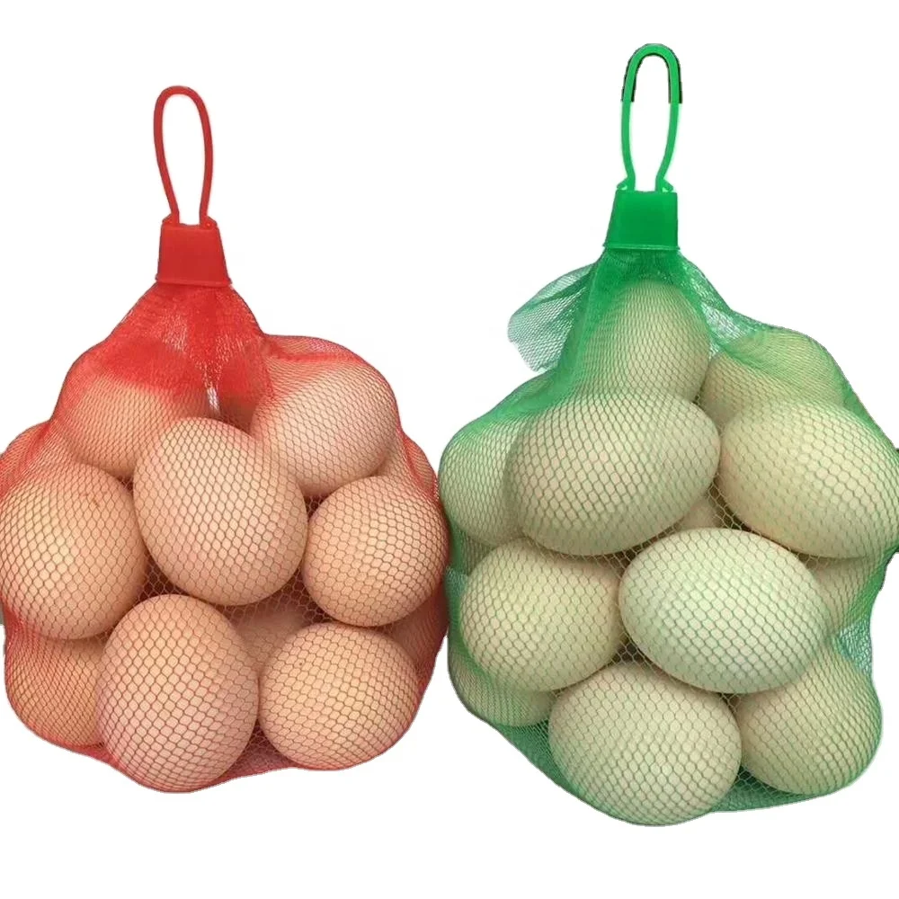 mini egg Ginger garlic vegetables fruit mesh bag