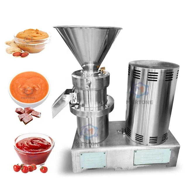 Continuoustomato dairy strawberry jam maker Bone grinder grinding JM80 Colloid Mill for mayonnaise /Peanut Butter Making Machine